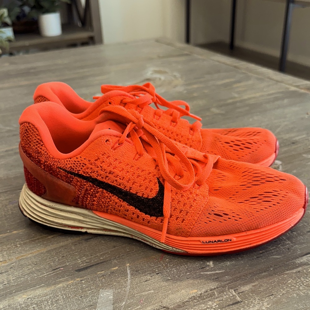 Nike Vibrant Orange Athletic Sneakers